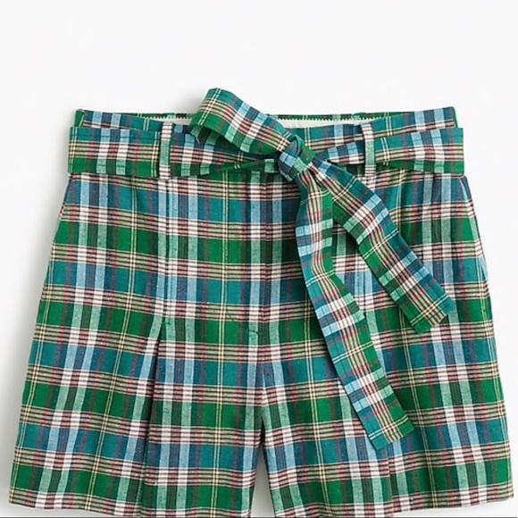 J. Crew Pants - JCrew PLAID SHORTS